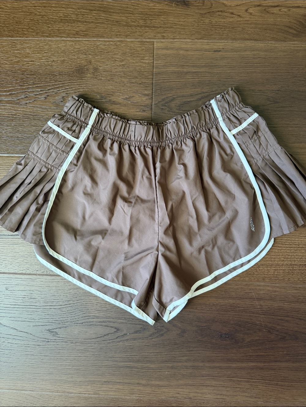 FP Movement Pleated Athletic Shorts with White Trim